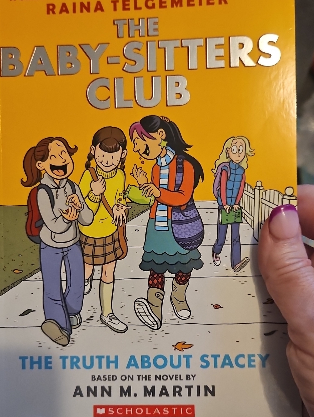 Scholastic The Baby-Sitters Club — Yellow Cover Illustrated Kids Book